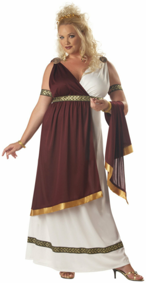 Roman Empress Adult Plus Costume 1 Roman Empress Adult Plus Costume