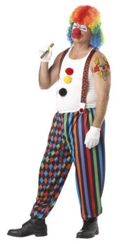 Cranky The Clown Adult Costume