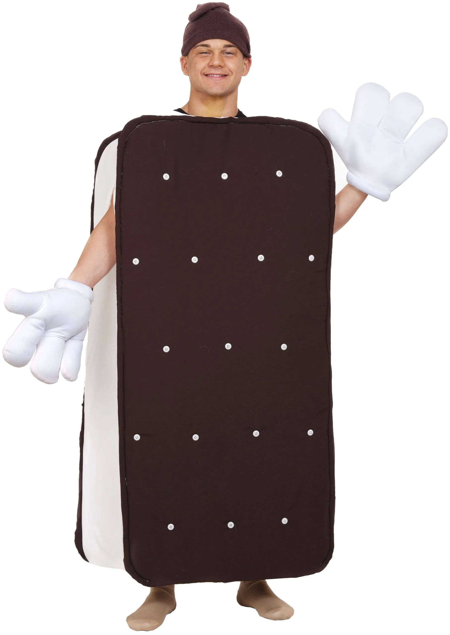 Ice Cream Sandwich Adult Costume 1 Ice Cream Sandwich Adult Costume